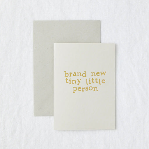 Brand New Tiny Person Greetings Card